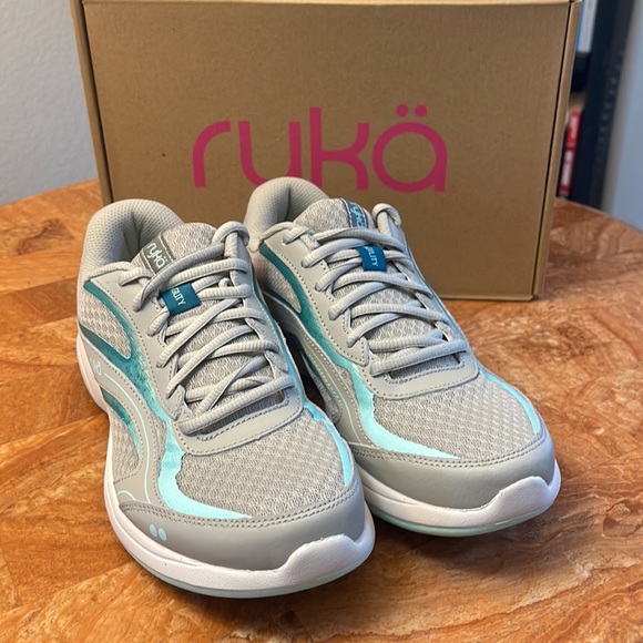 Ryka Shoes Ryk Paloma Gray Agility Leather Walking Shoe Zl68 Poshmark